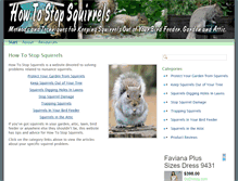 Tablet Screenshot of howtostopsquirrels.com